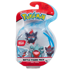 Pokemon Battle Figure - Gible & Zorua