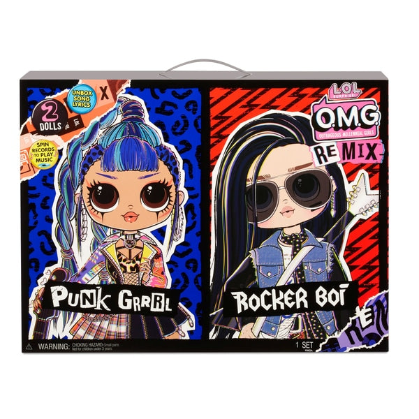 L.O.L. OMG Remix 2 Pack - Punk Grrrl & Rocker Boi