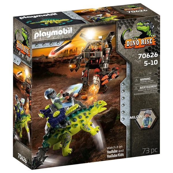 Playmobil Dino Rise 70626 Saichania Invasion Of The Robot