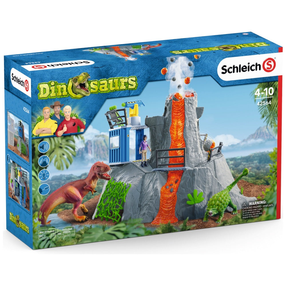 Schleich Dinosaurs 42564 Volcano Expedition Base Camp