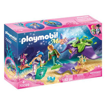 Load image into Gallery viewer, Playmobil Magic 70099 Pearl Collectors with Manta Ray
