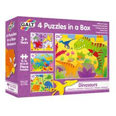 Galt Dinosaurs Puzzle 4 in a box