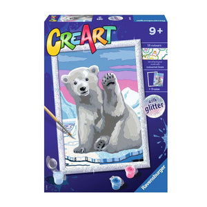 CreArt Paint By Numbers -  Pawsome Polar Bear