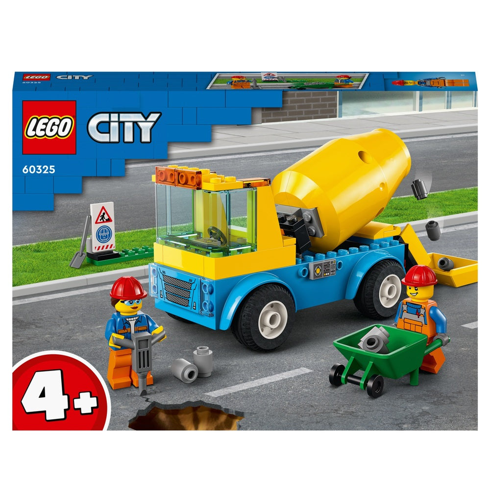 Lego City 60325 Cement Mixer Truck