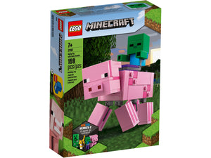 LEGO Minecraft 21157 BigFig Pig with Baby Zombie