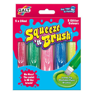 Galt Squeeze ‘n Brush - Funky Glitter Colours