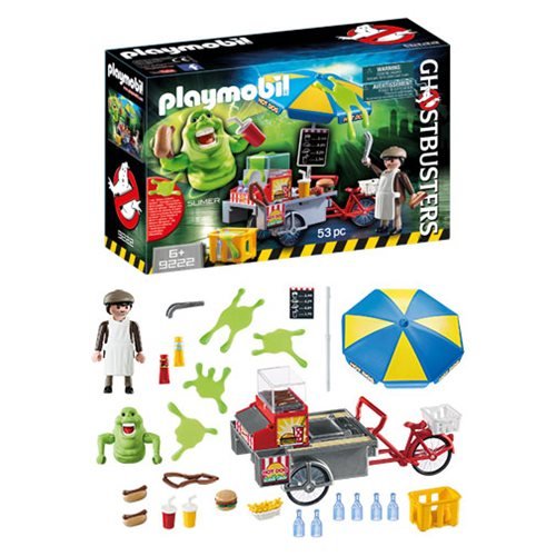 Playmobil Ghostbusters 9222 Slimer With Hot Dog Stand Bambola Toymaster