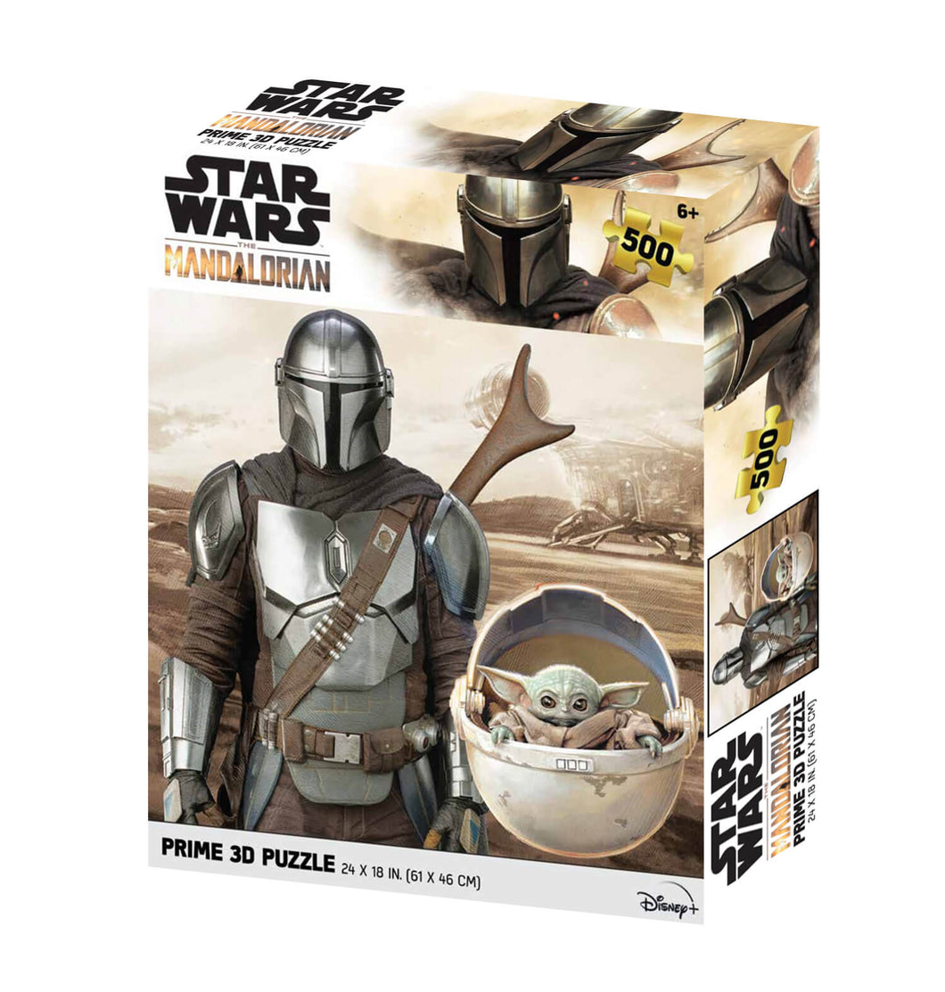 Star Wars The Mandalorian 3D Puzzle - Mandalorian and Grogu