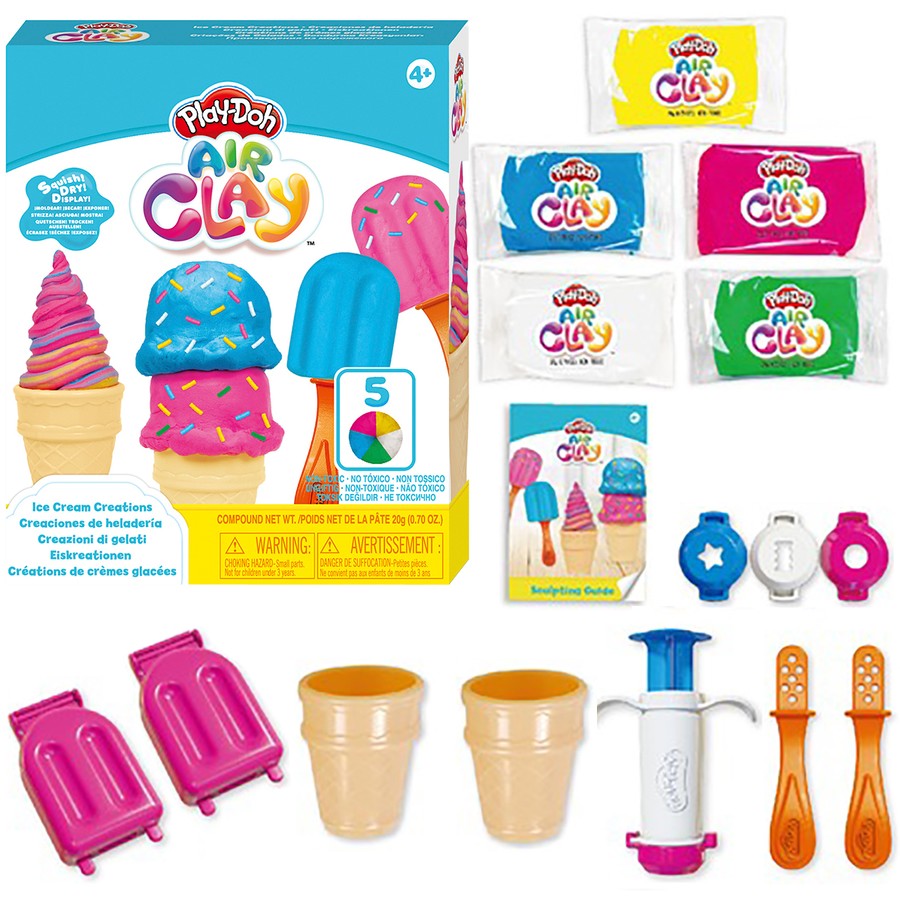 Play-Doh Air Clay Ice Cream Creations – Bambola Toymaster