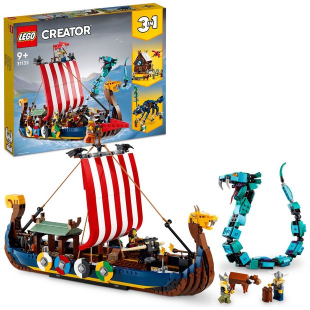 LEGO Creator 31132 Viking Ship and the Midgard Serpent