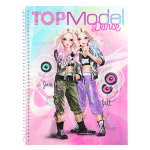 Top Model Dance Colouring Book