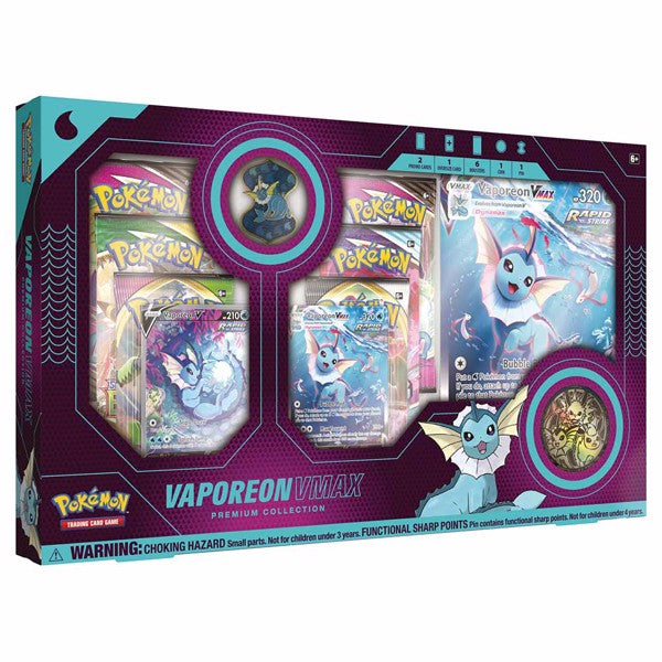 Pokemon TCG Vaporeon VMAX Premium Collection