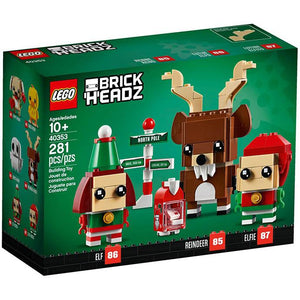 Lego Brickheadz 40353 Reindeer, Elf & Elfie
