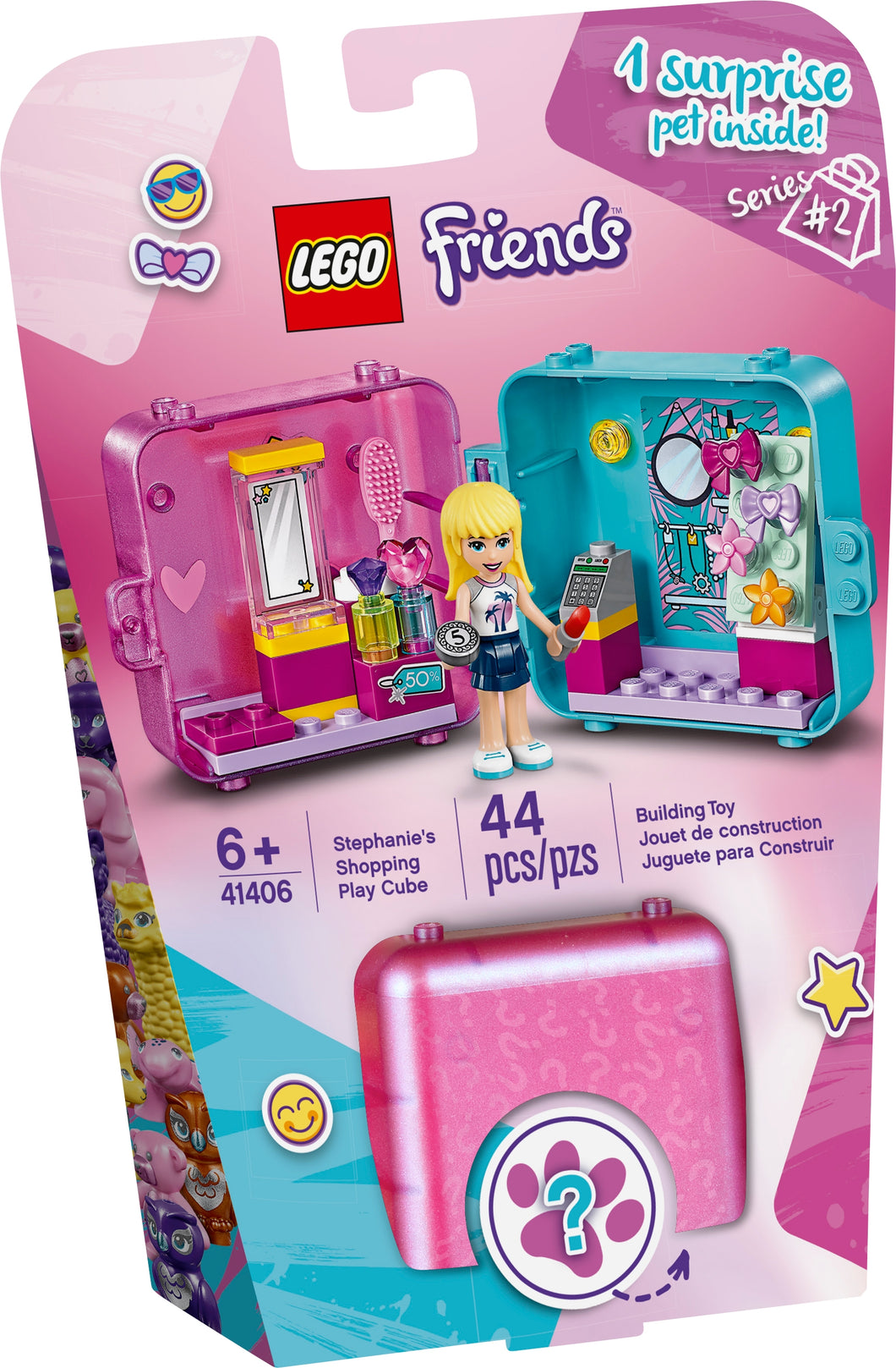 LEGO Friends 41406 Stephanies Shopping Play Cube