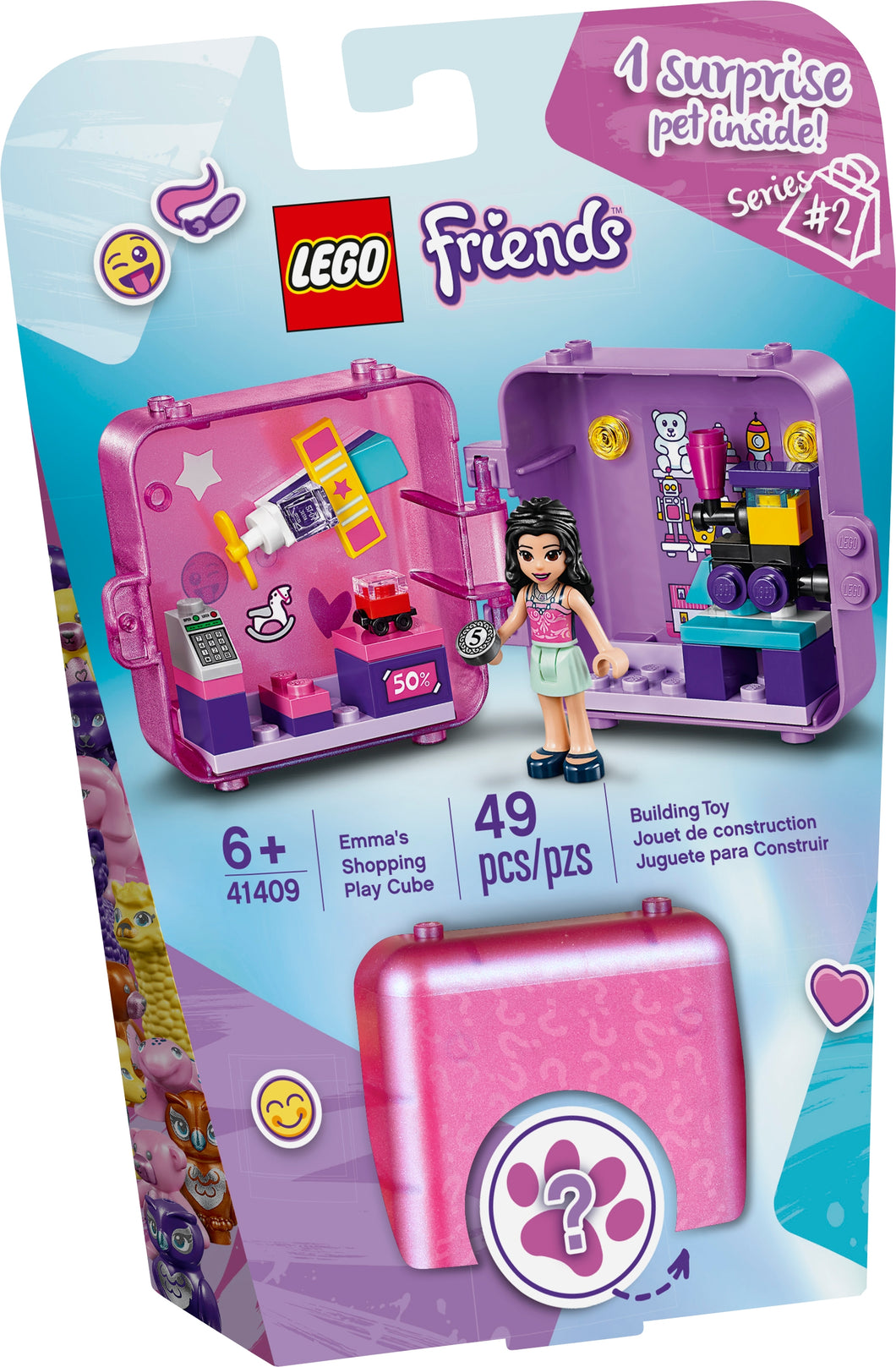 LEGO Friends 41409 Emmas Shopping Play Cube