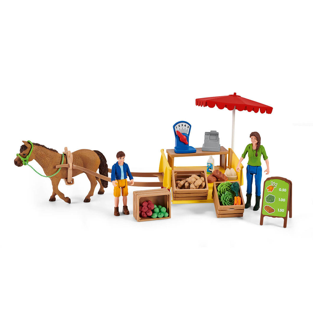 Schleich 42528 Sunny Day Mobile Farm Stand
