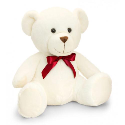 Keel Toys 45cm Barney Bear White