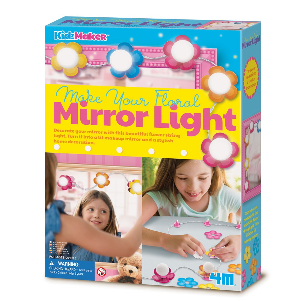 Make Your Floral Mirror Light