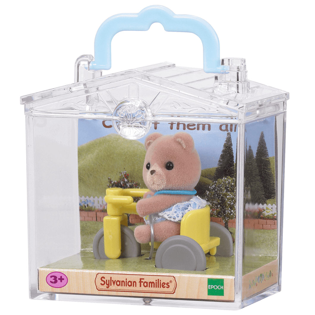 Sylvanian Families Baby Carry Case Bear on Tricycle
