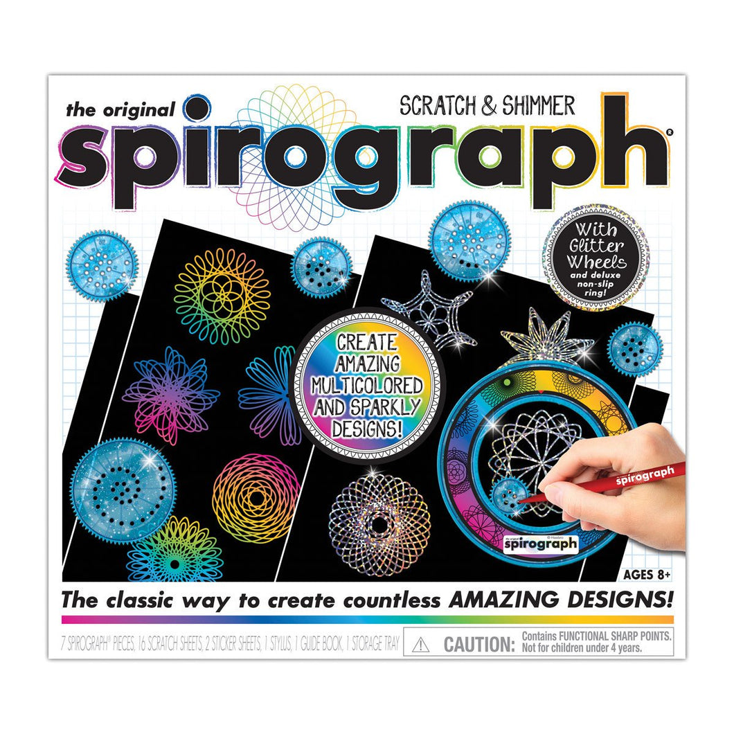 Scratch & Shimmer Spirograph