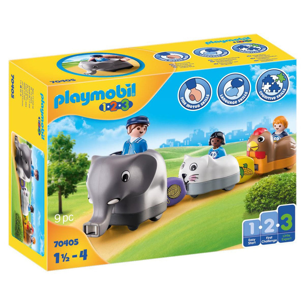 Playmobil 1.2.3 70405 Animal Train