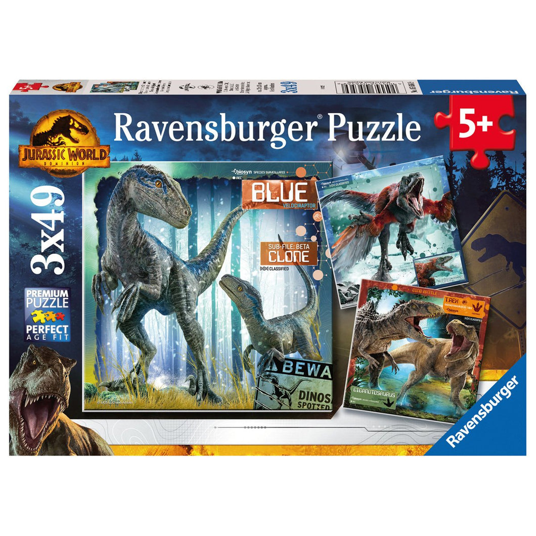 Jurassic World Dominion Puzzle - 3x49pcs