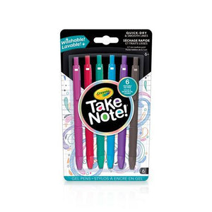 Crayola Take Note! Washable Gel Pens