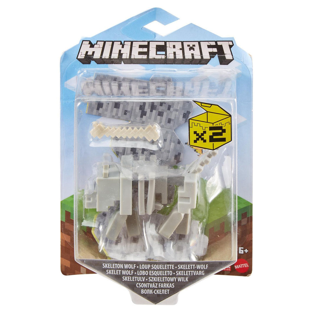 Minecraft Figure - Skeleton Wolf