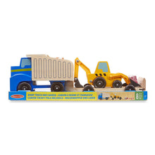 Load image into Gallery viewer, Melissa &amp; Doug Dump Truck and Loader
