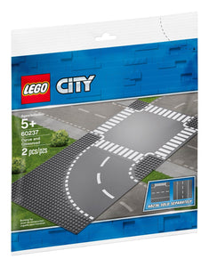 LEGO City Supplementary 60237 Curve and Crossroad