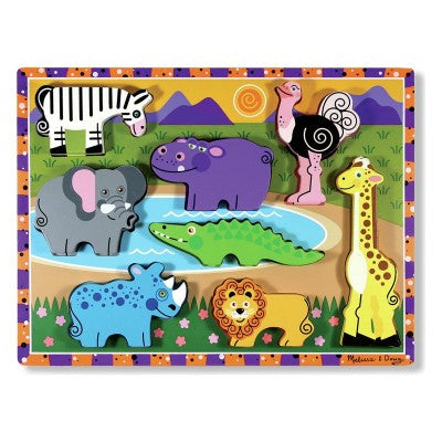 Melissa & Doug Chunky Puzzle Safari