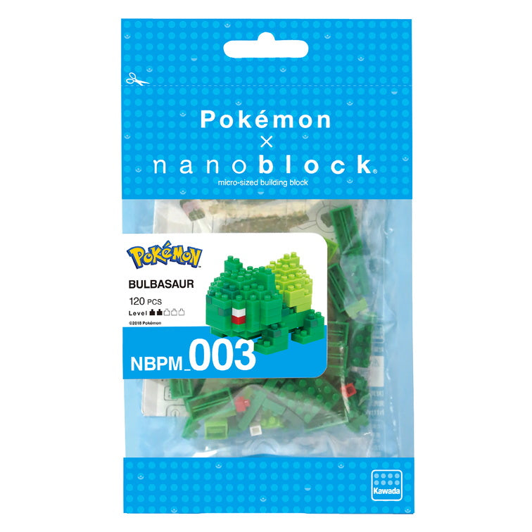 Nanoblocks - Pokemon Bulbasaur