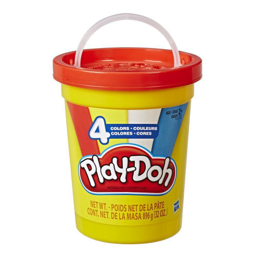 Play-Doh Super Tub - Red, Yellow, White, Blue
