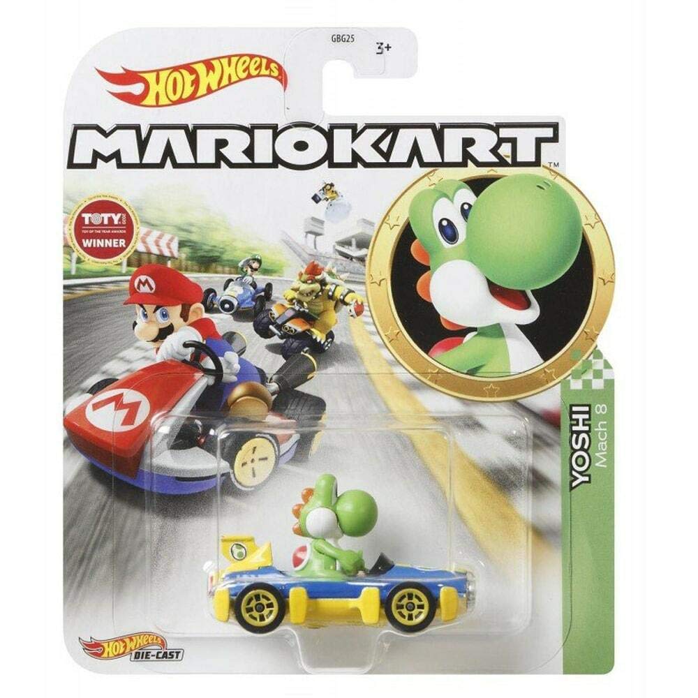 Mariokart Diecast - Yoshi Mach 8