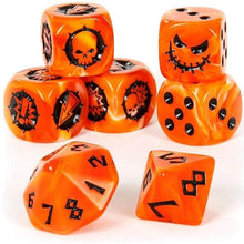 Load image into Gallery viewer, Blood Bowl Necromantic Horror Team Dice Set 202-06
