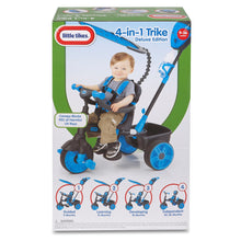 Load image into Gallery viewer, Little Tikes 4-in-1 Deluxe Trike - Blue
