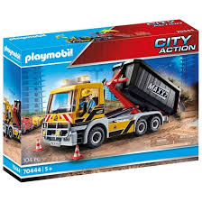 Playmobil City Action Construction 70444 Truck with Tilting Trailer