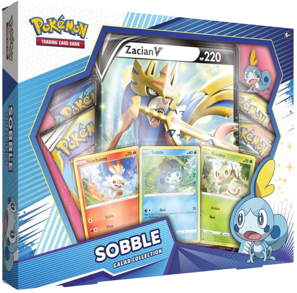 Pokemon TCG Sobble Galar Collection Pin Box