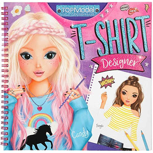 Top Model T-Shirt Designer Colouring Book