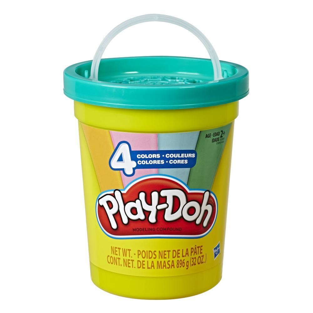 Play-Doh Super Tub - Orange, Pink, Blue, Green