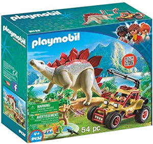 Playmobil Dinos 9432 Vehicle with Stegosaurus