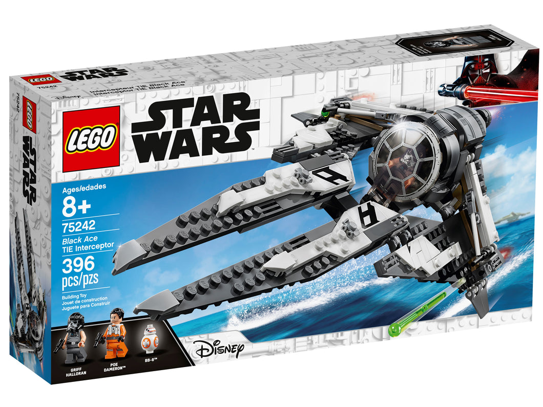 LEGO Star Wars 75242 Black Ace TIE Interceptor