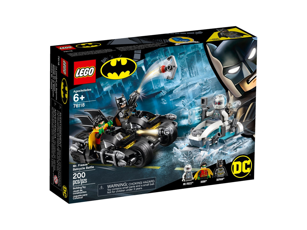 LEGO Batman 76118 Mr Freeze Batcycle Battle