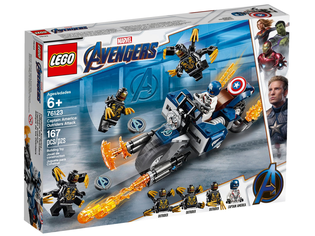 LEGO Avengers Movie 76123 Captain America Outriders Attack