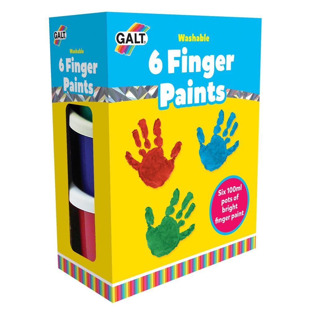Galt 6 Washable Finger Paints