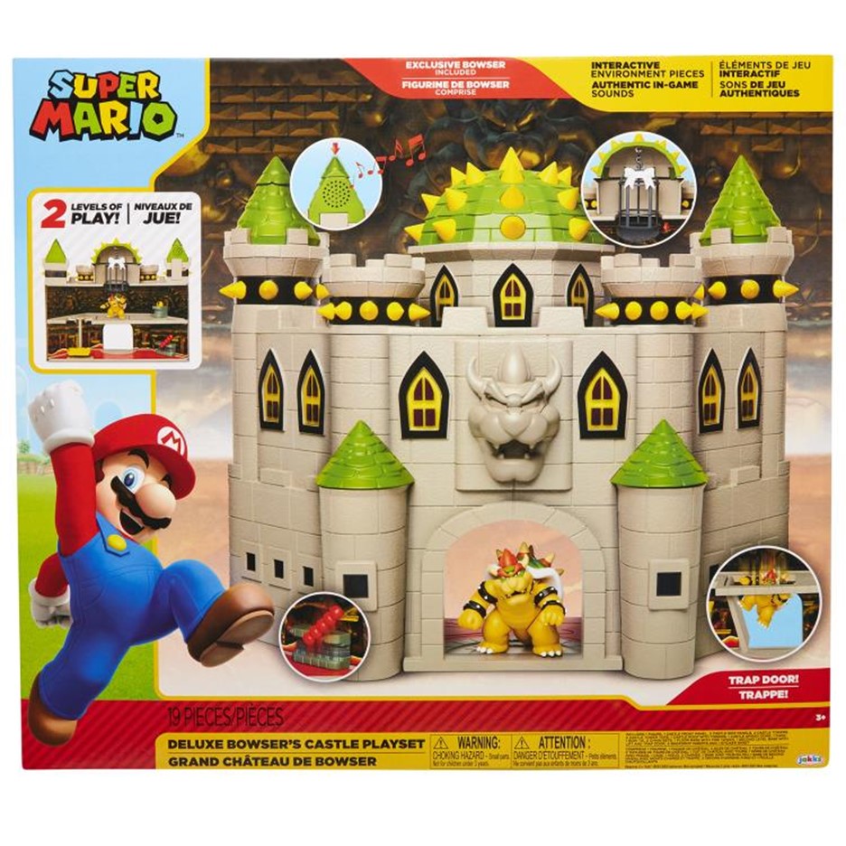 Nintendo Super Mario Deluxe Bowser’s Castle Playset