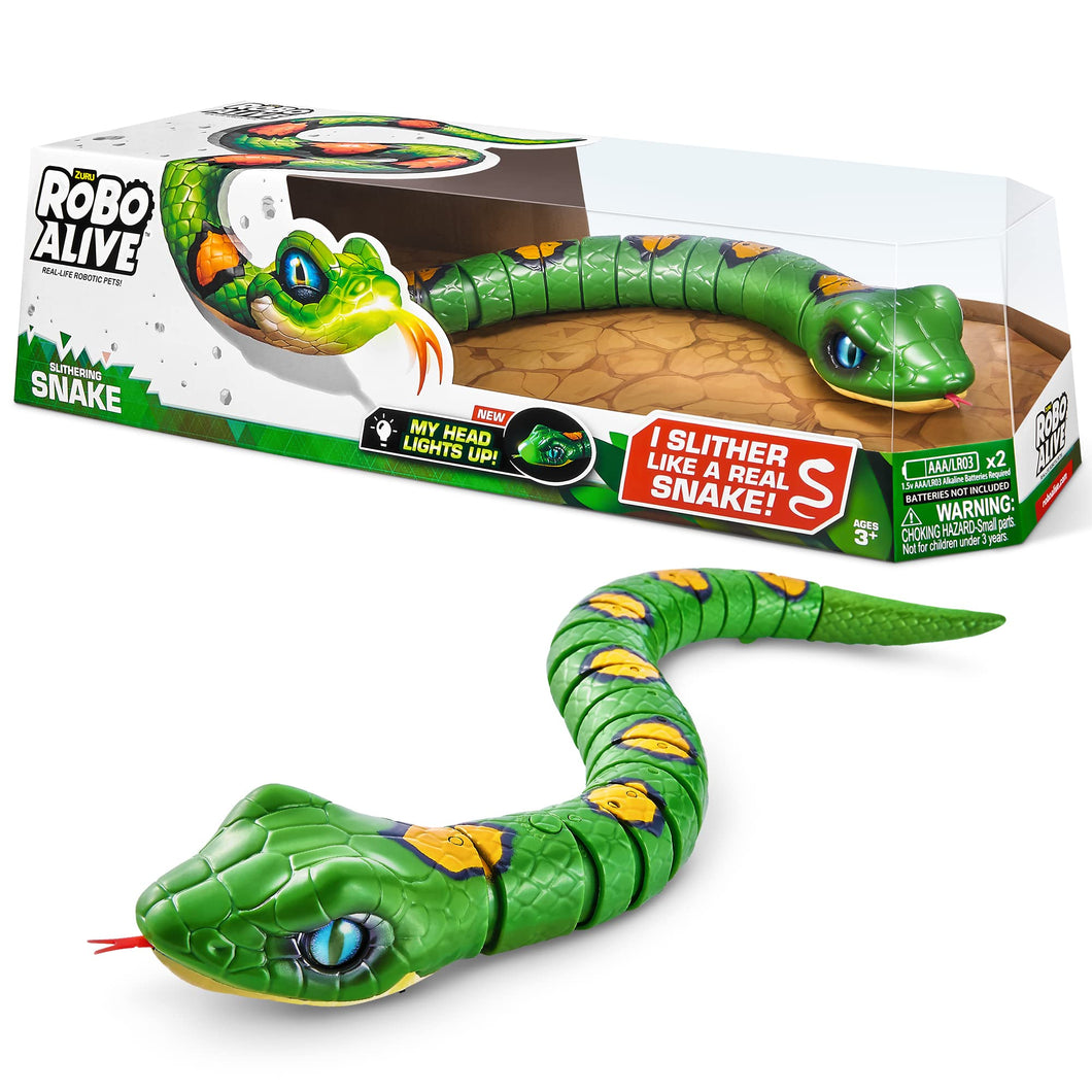 Robo Alive Slithering Snake Green
