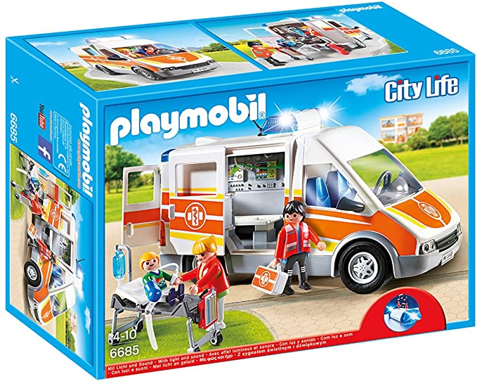 Playmobil City Life 6685 Ambulance with Lights and Sound