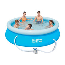 Load image into Gallery viewer, Bestway 10ft Inflatable Fast Set Swimming Pool with Pump
