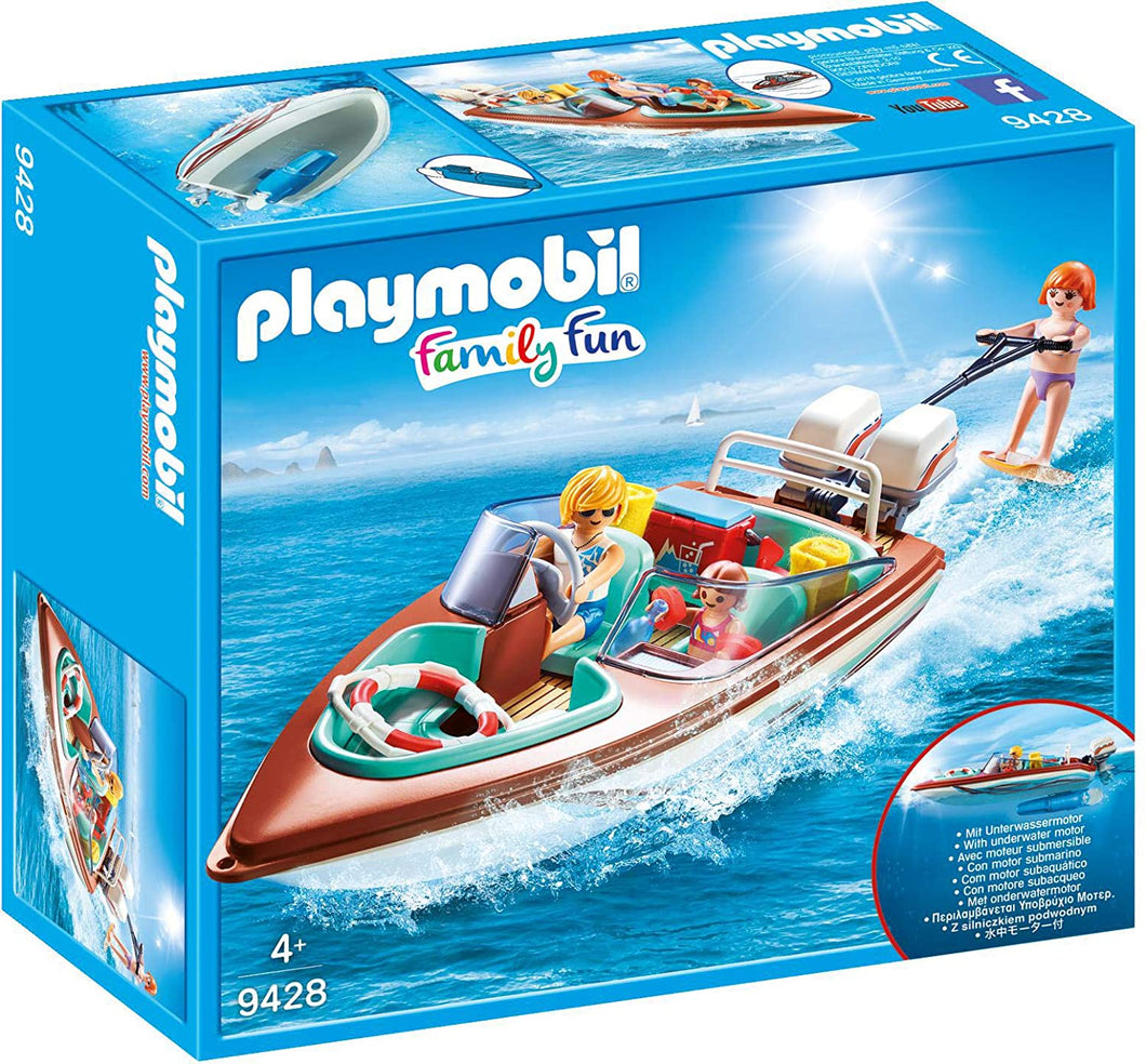 Playmobil Family Fun 9428 Floating Speedboat with Motor